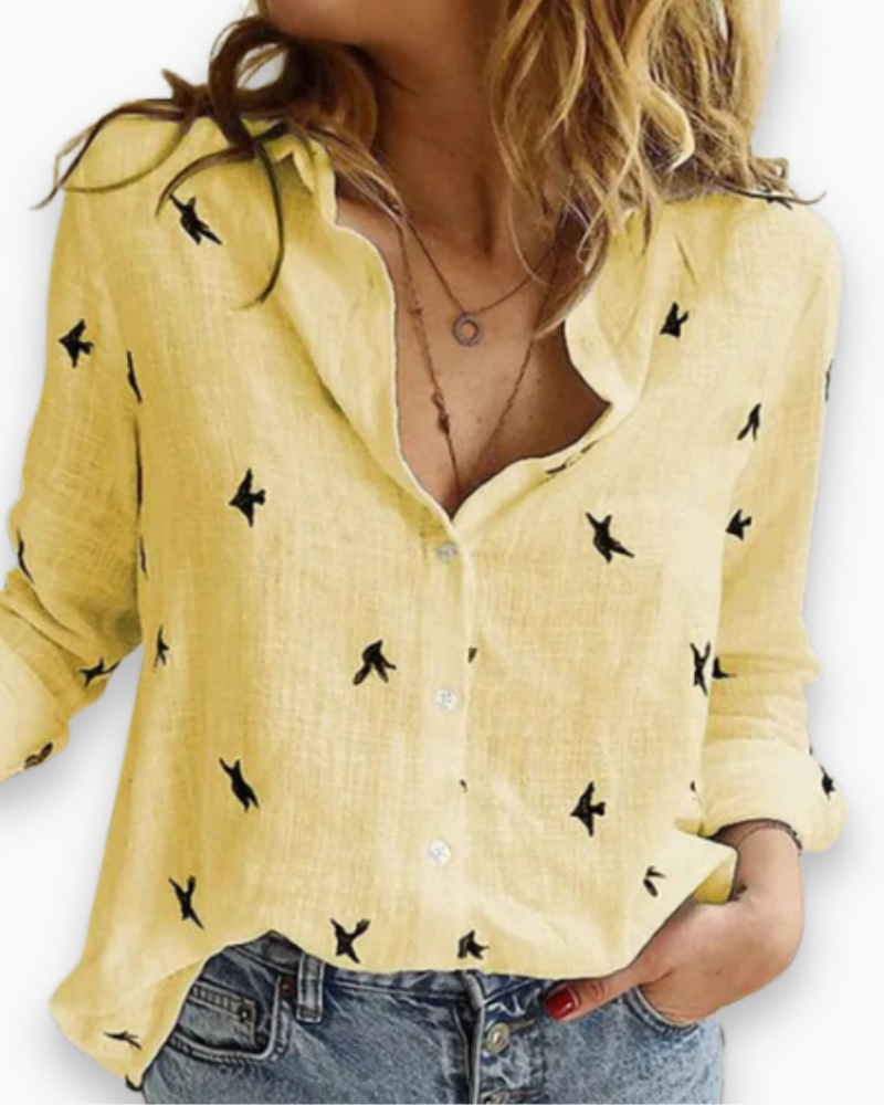 Chemisier Élégant pour Femme | Manches Longues Festives 4