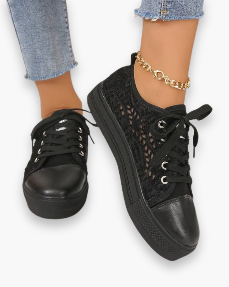 Baskets en Dentelle Élégantes pour Femme | Respirantes et Stylées 2