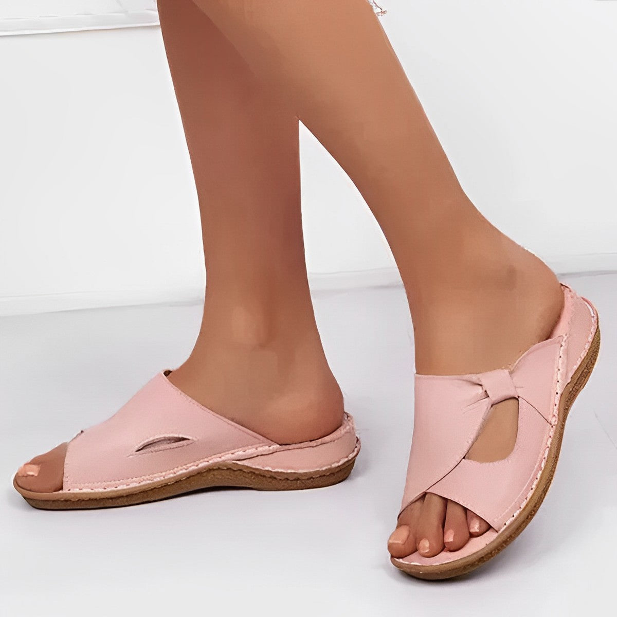 Sandales Ouvertes Confort Pour Femme | Maintien Optimal