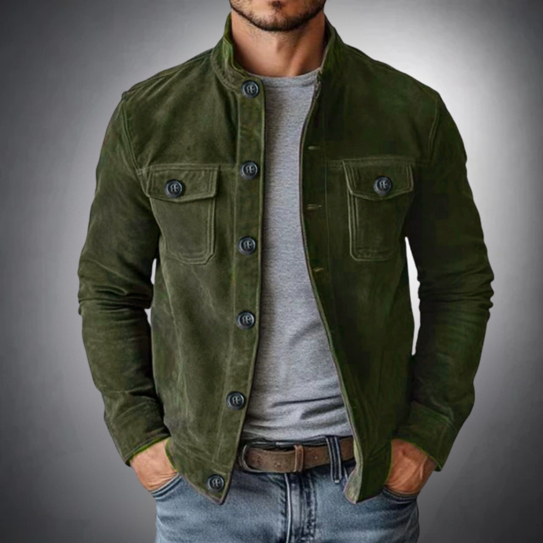 Pierre - Veste Raffinée Daim Légère