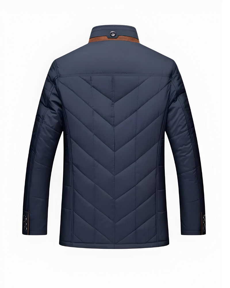 Nicolas - Veste Raffinée Matelassée Doublée Fourrure