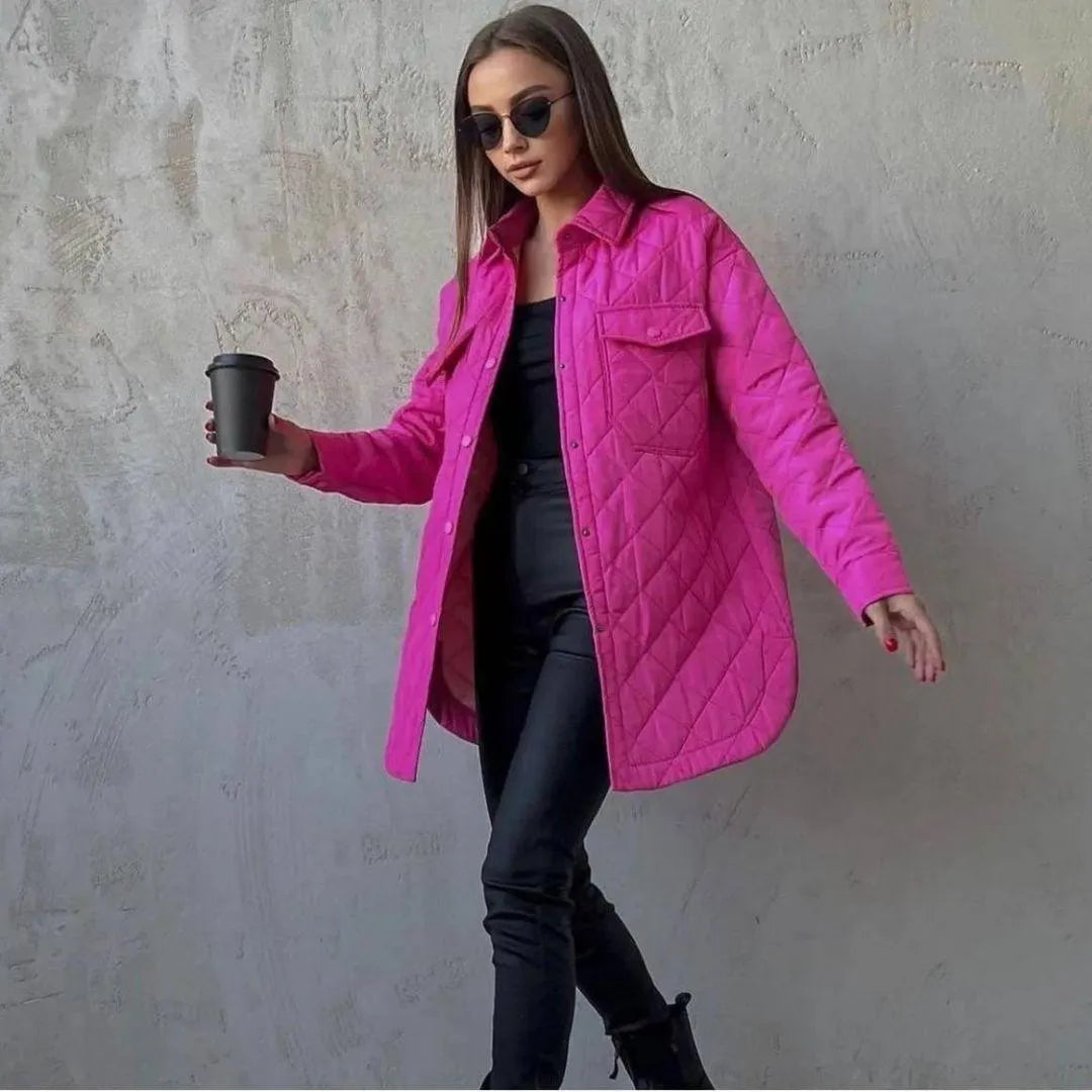 Virginie - Doudoune Chic Matelassée Oversize