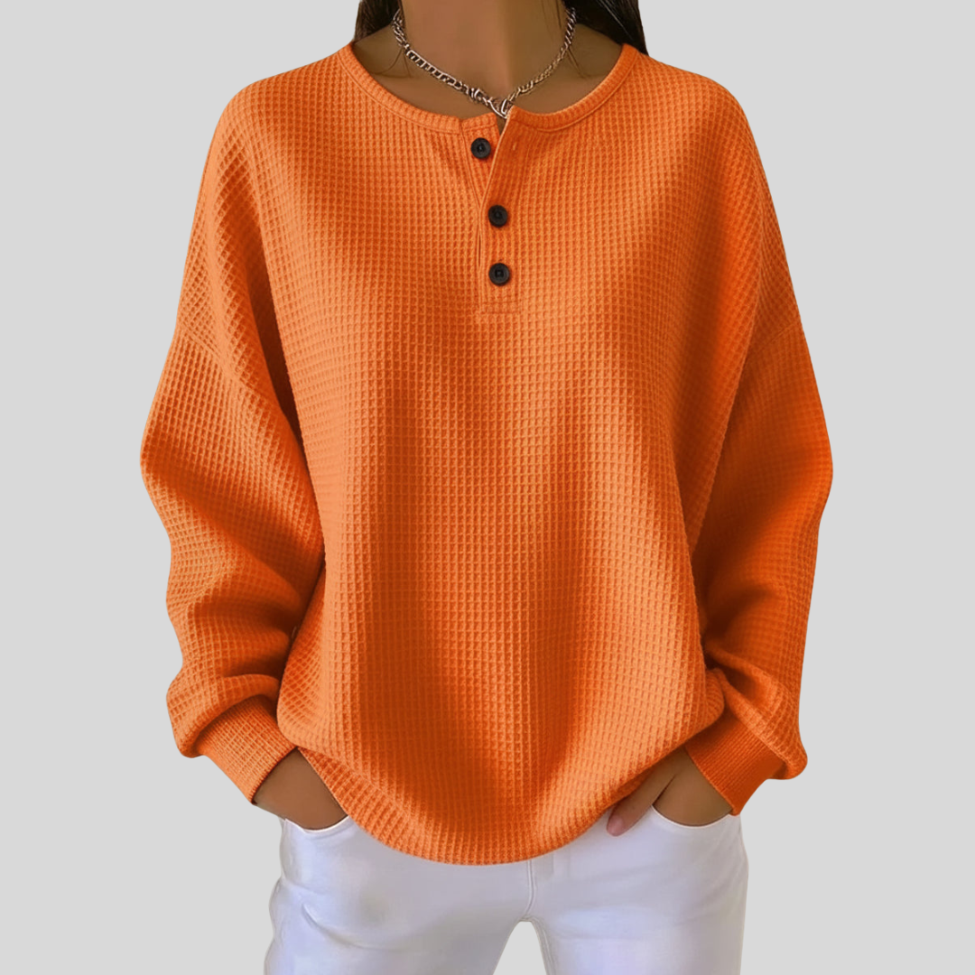 Chloé - Haut Élégant Oversize Col Boutonné