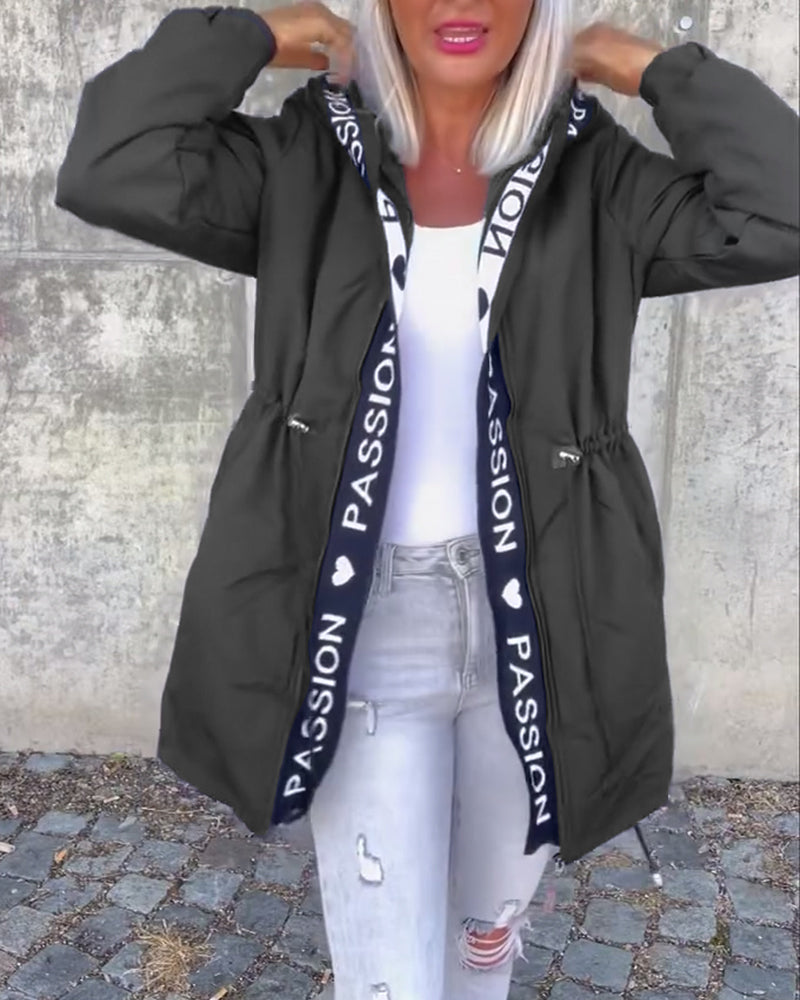 Camille | Parka Élégante Cintrée à Capuche