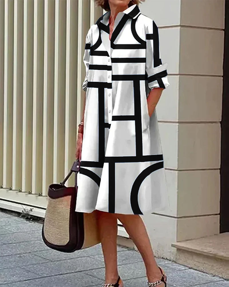 Marine - Robe Maxi Élégante D'Été