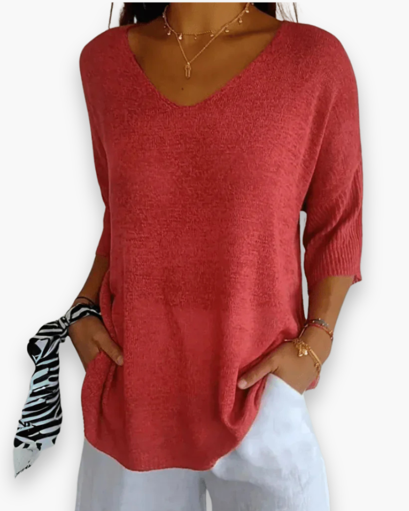 Haut décontracté chic femme | Confort quotidien 1