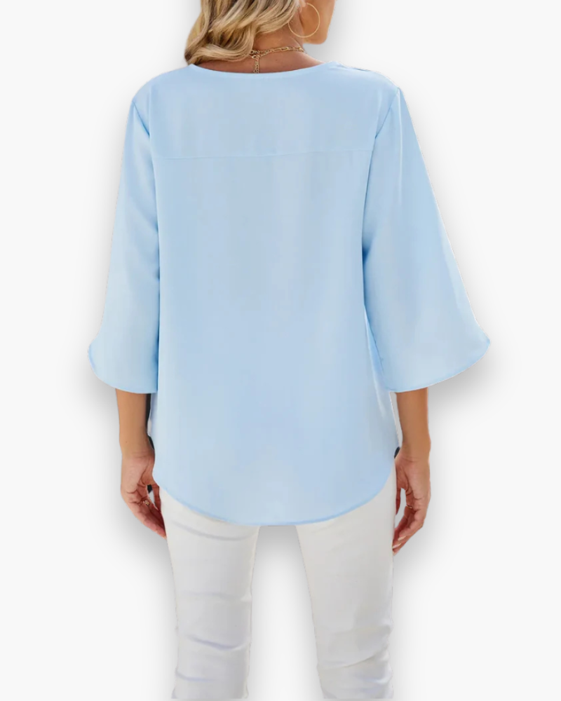 Blouse élégante femme | Col en V 3