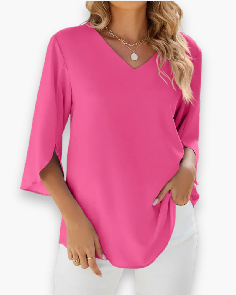 Blouse élégante femme | Col en V 5