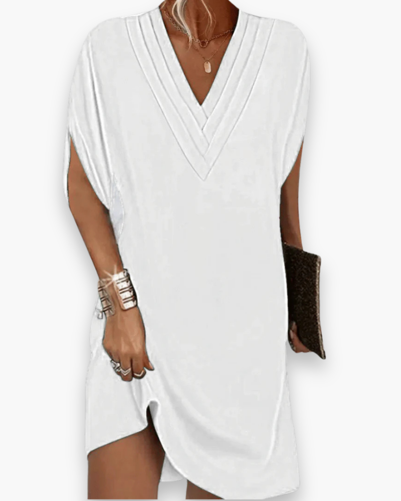 Robe élégante col V femme | Mini 6