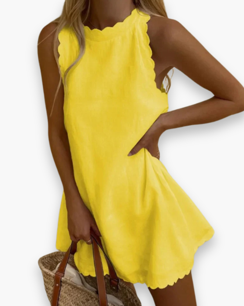 Robe ondulée élégante femme | Mini d'été 4