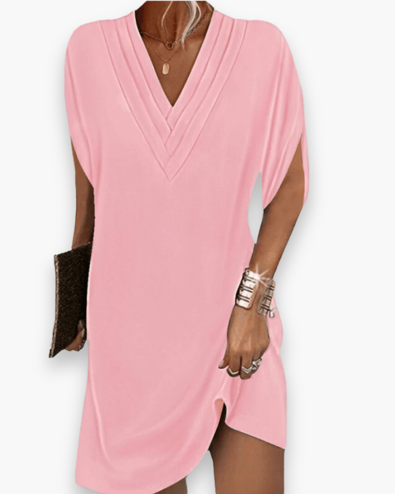 Robe élégante col V femme | Mini 3