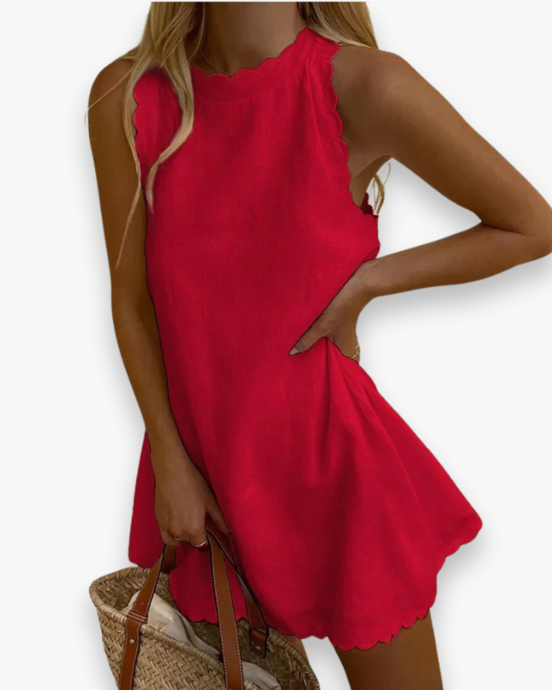 Robe ondulée élégante femme | Mini d'été 3