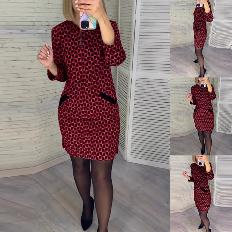 Carine - Robe Courte Rayée Sans Manches Femme