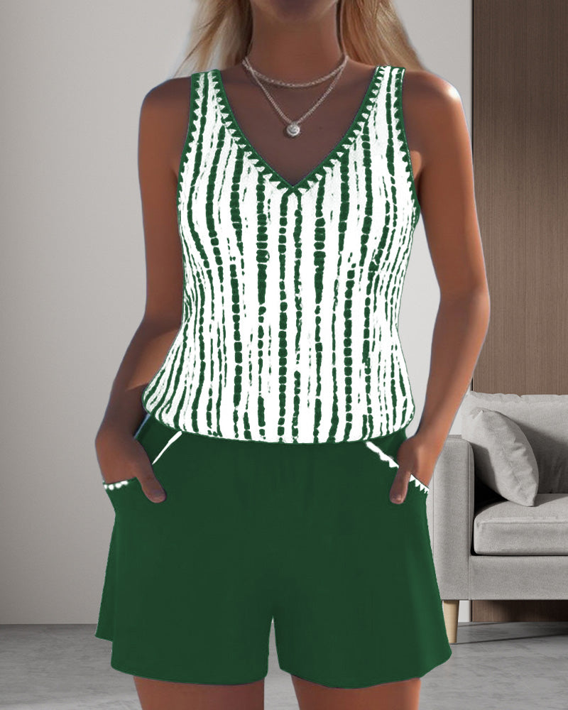 Caroline - Ensemble Plage Chic Col V