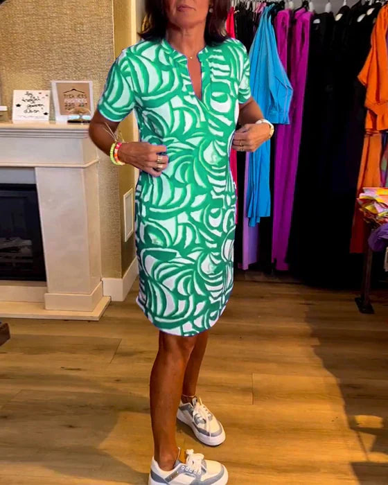 Marie - Robe Midi Chic d'Été