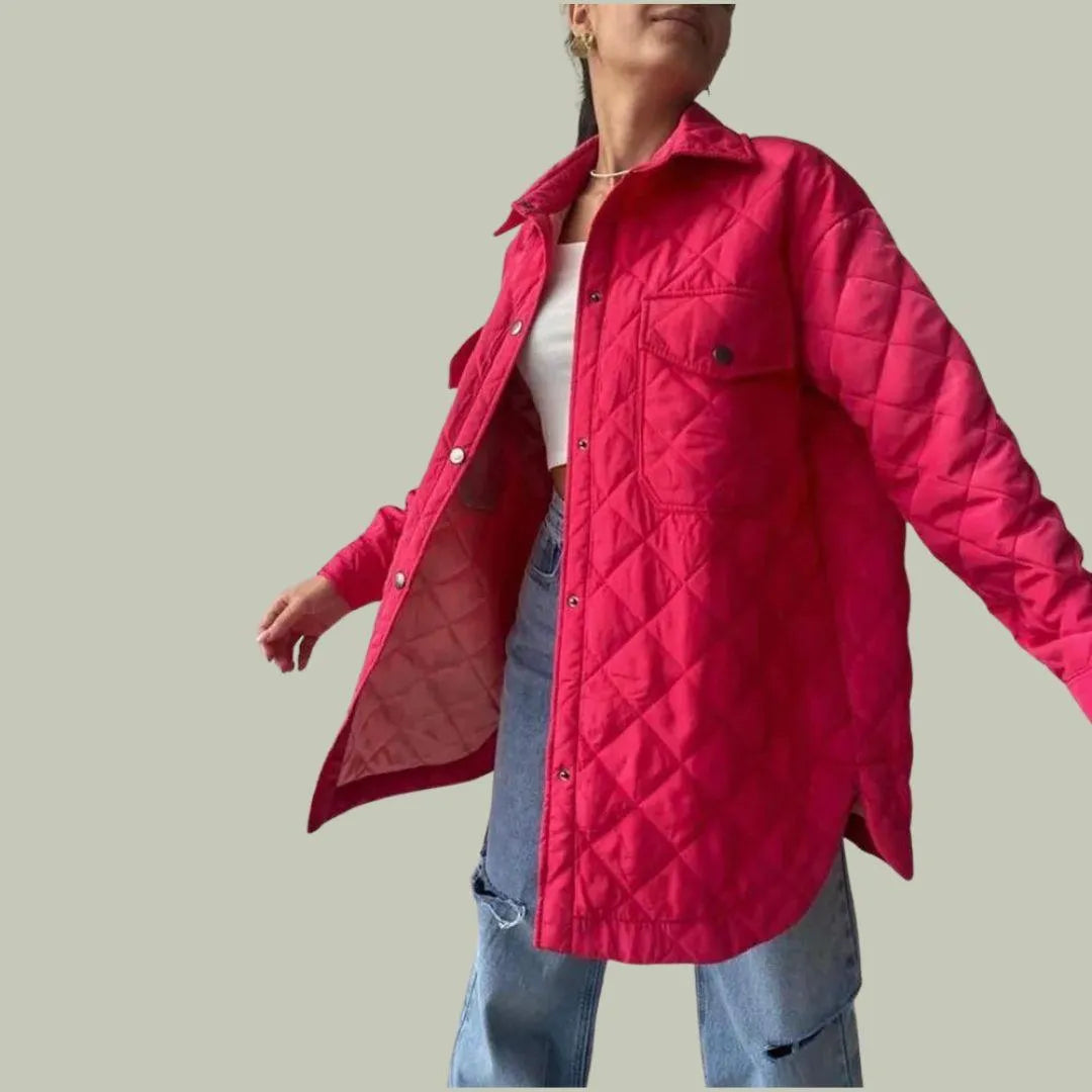 Virginie - Doudoune Chic Matelassée Oversize