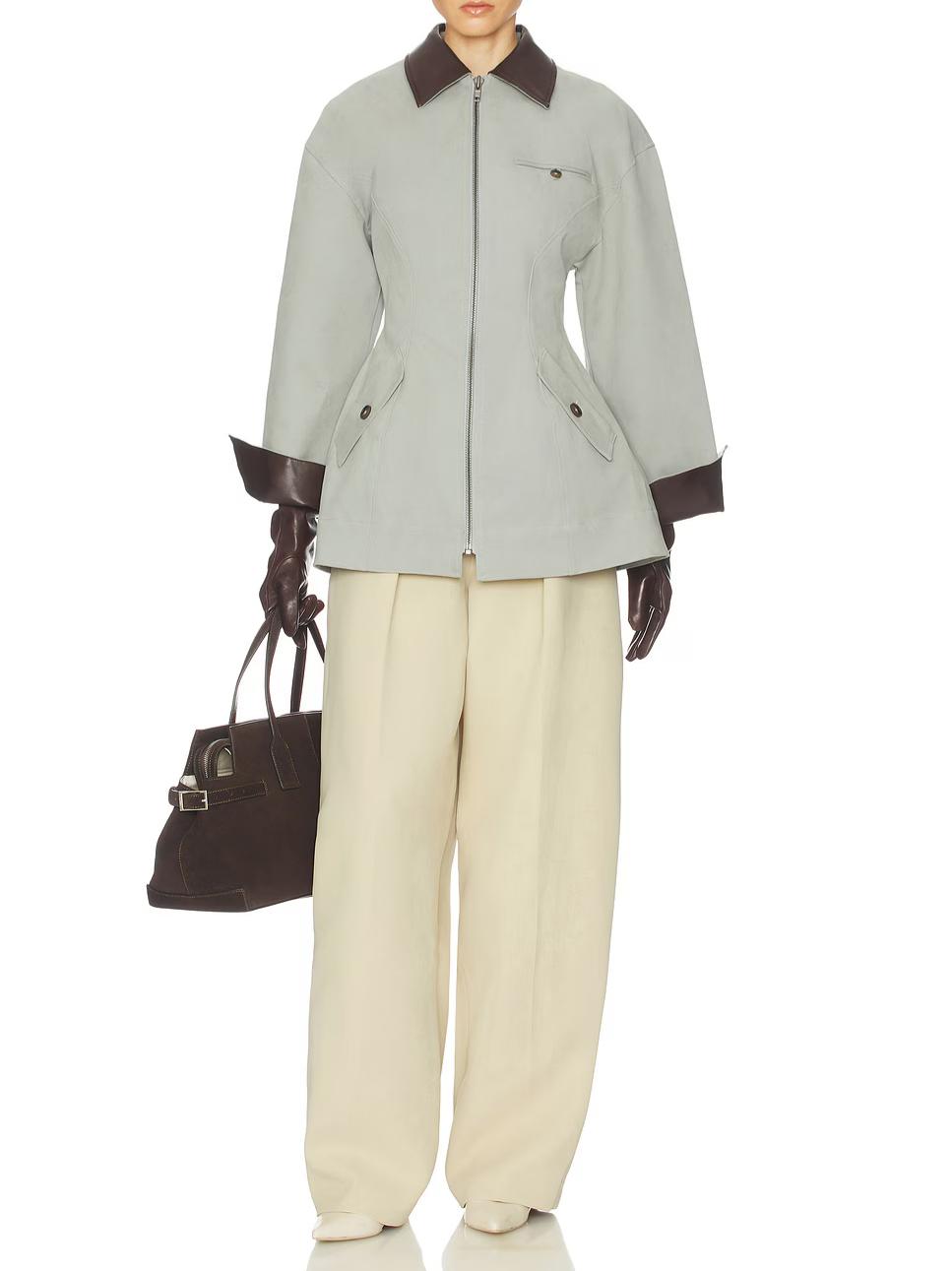 Estelle | Veste Chic Cuir Cintrée