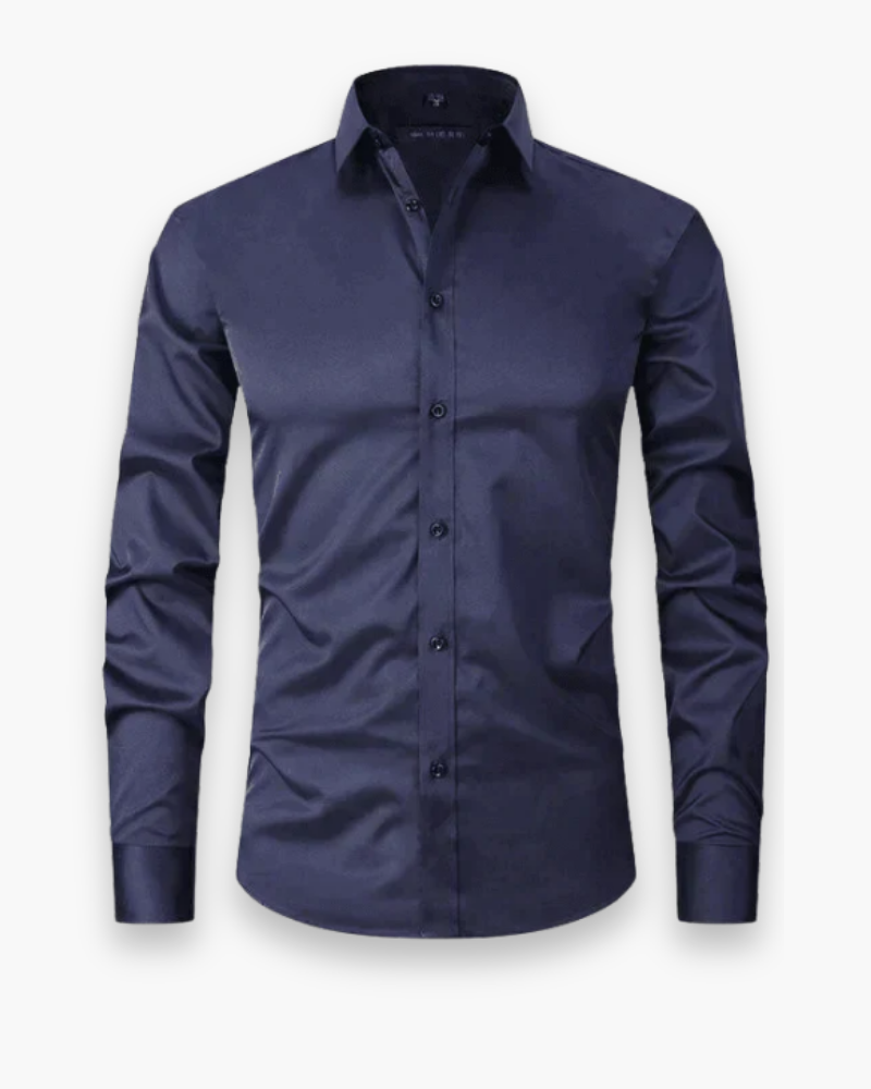 Chemise élégante ajustée homme | Tissu respirant 4