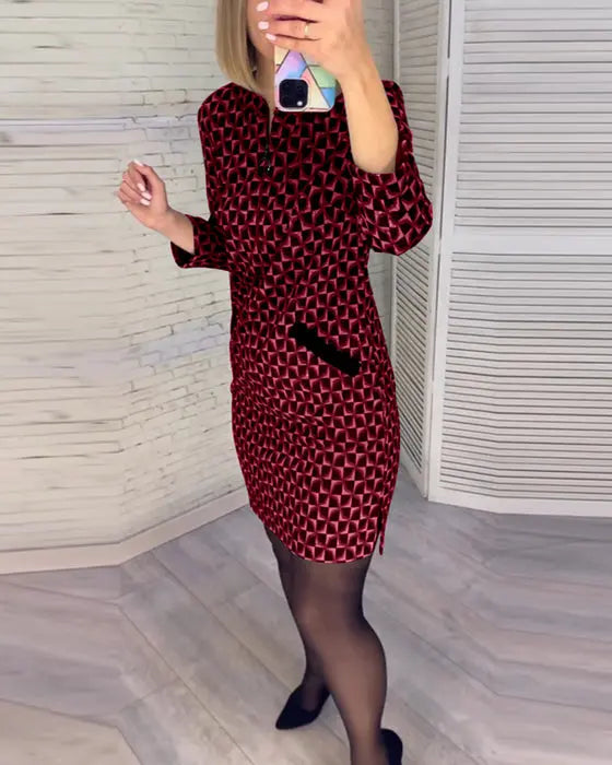 Carine - Robe Courte Rayée Sans Manches Femme