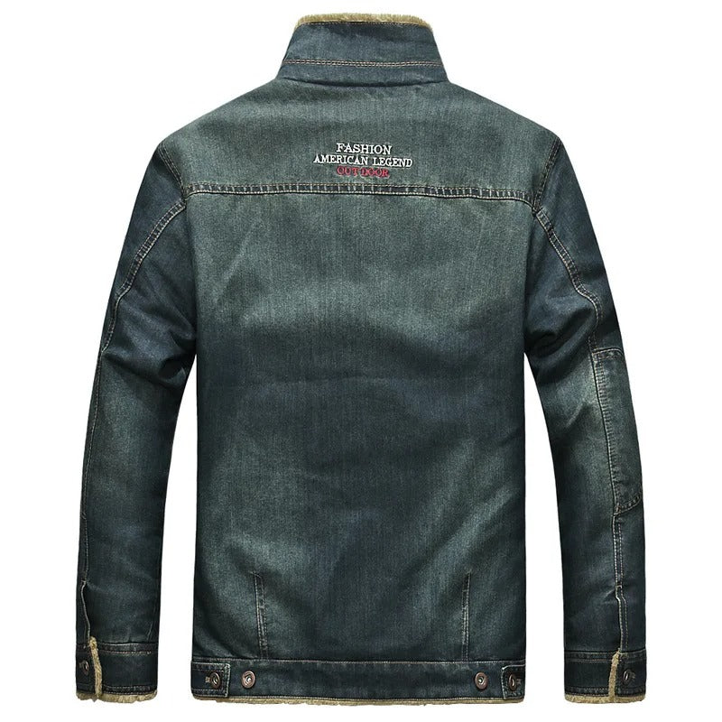 Noah - Veste homme jean doublée hiver