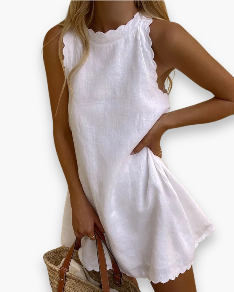 Robe ondulée élégante femme | Mini d'été 5