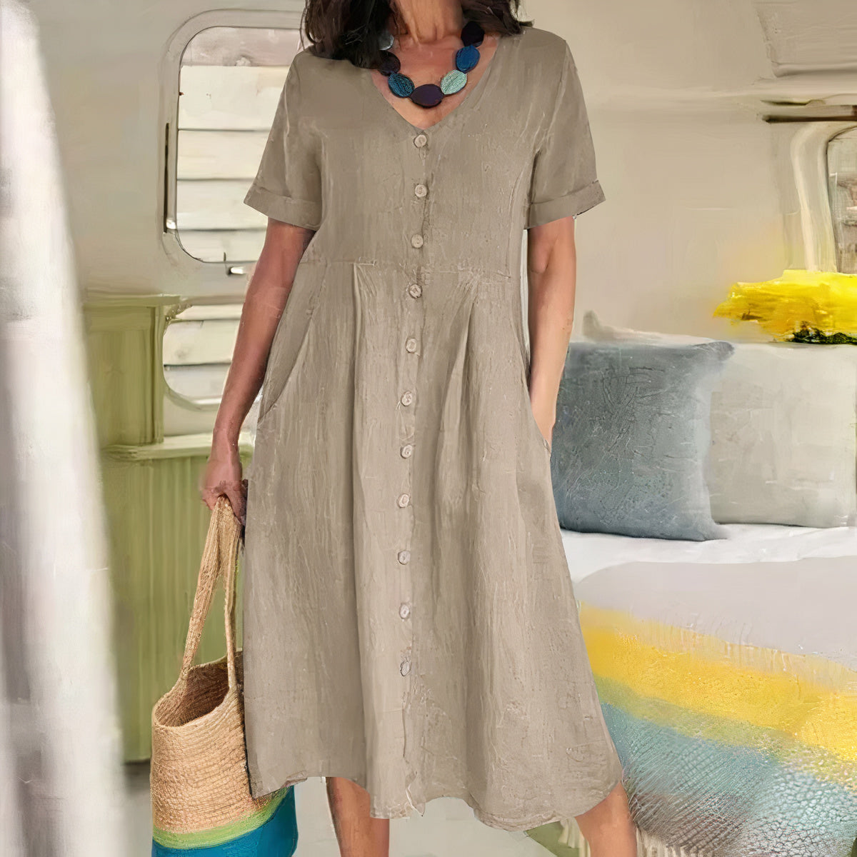 Louise - Robe d'Été Fluide Légère