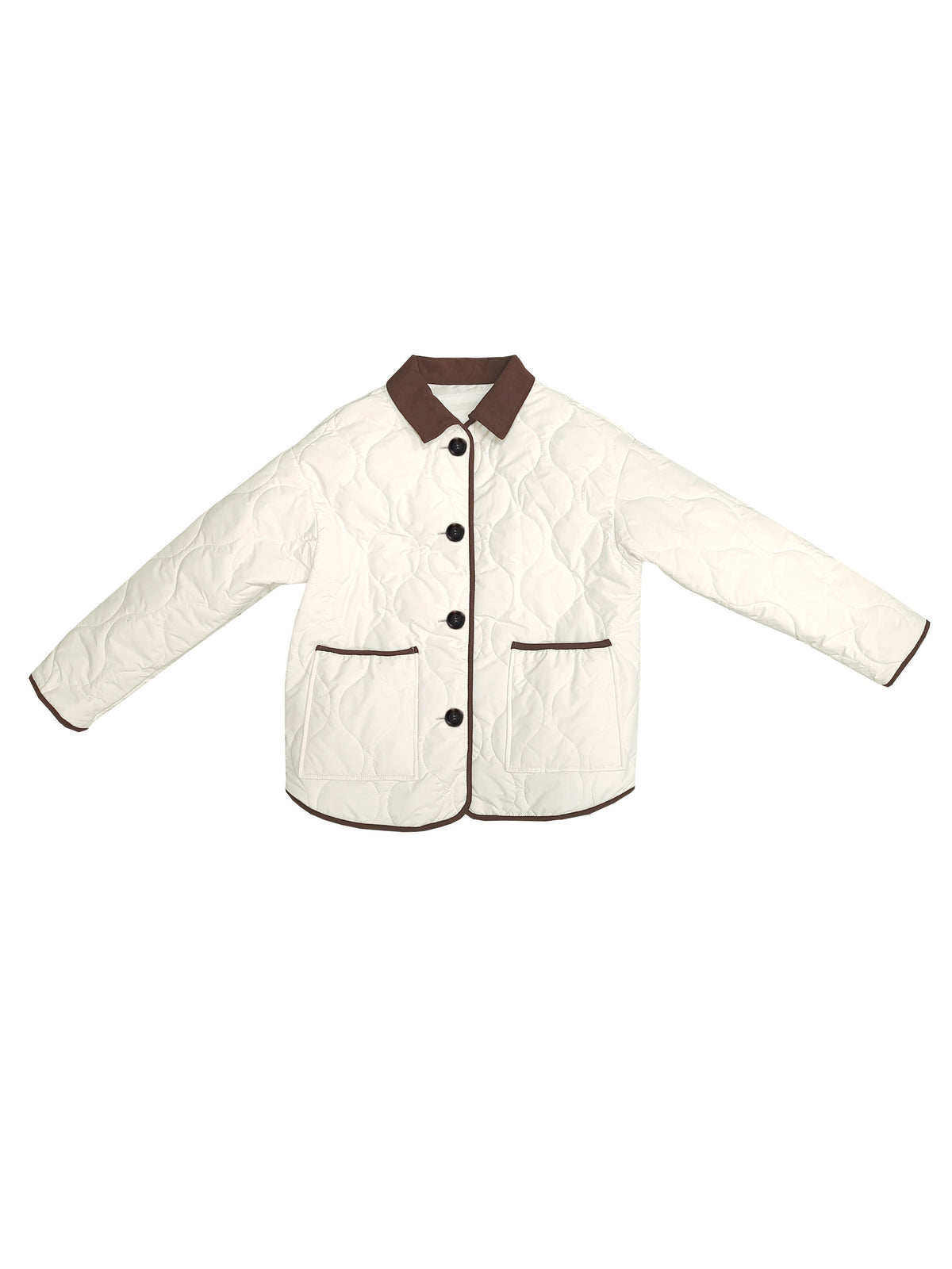 Corinne - Doudoune Chic Matelassée Col Velours