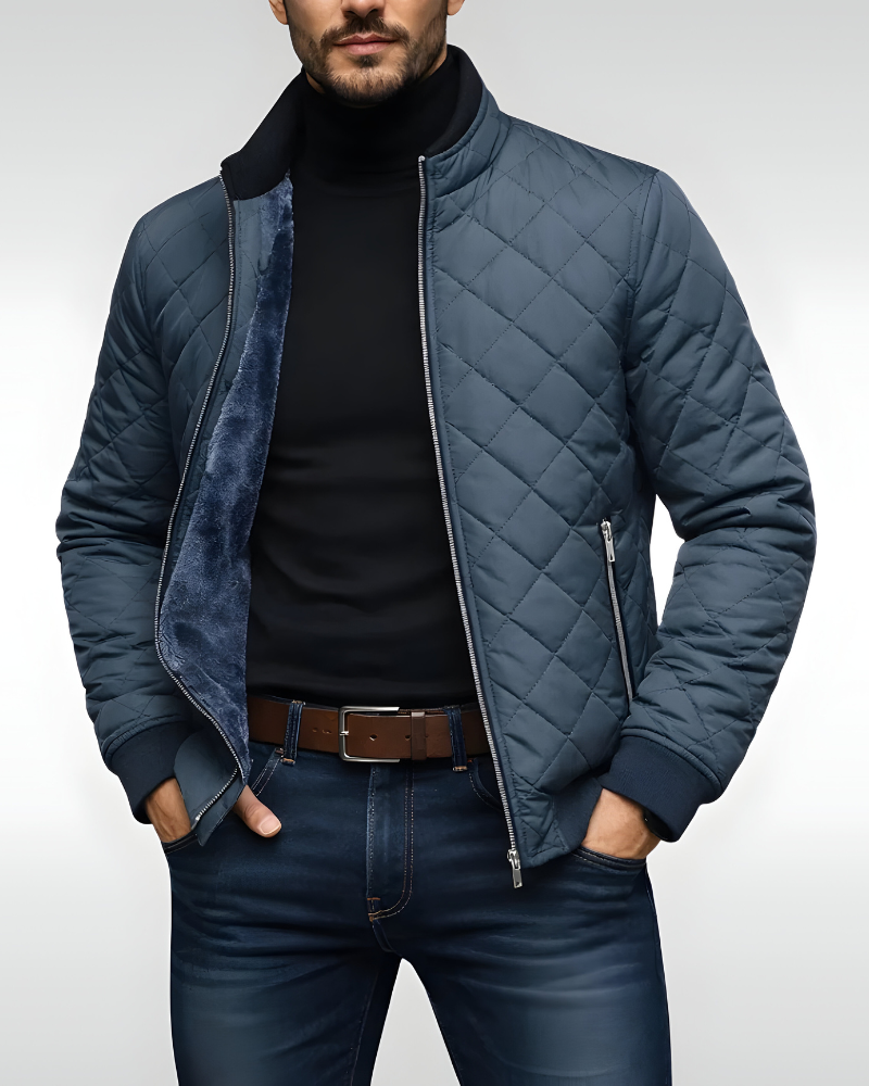 Nicolas - Veste Élégante Matelassée Losanges