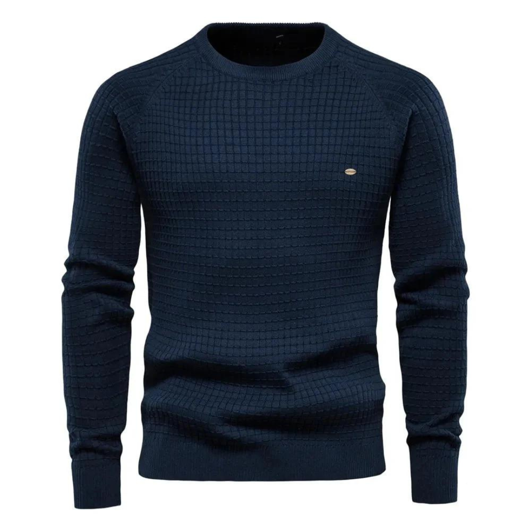 Maxime - Pull Col Rond Classique Coupe Intemporelle Homme