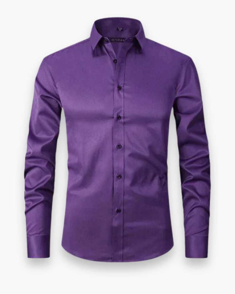 Chemise élégante ajustée homme | Tissu respirant 5
