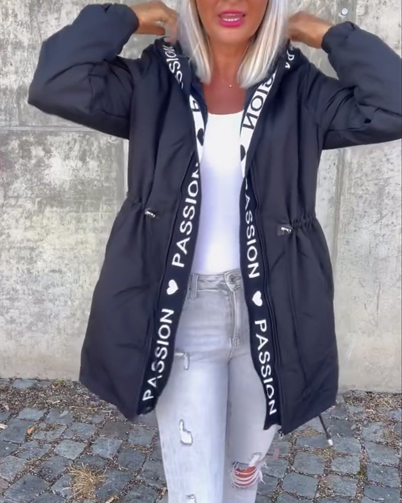 Camille | Parka Élégante Cintrée à Capuche
