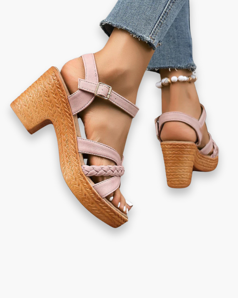 Sandales à talon confort femme | Style plateforme élégant 5
