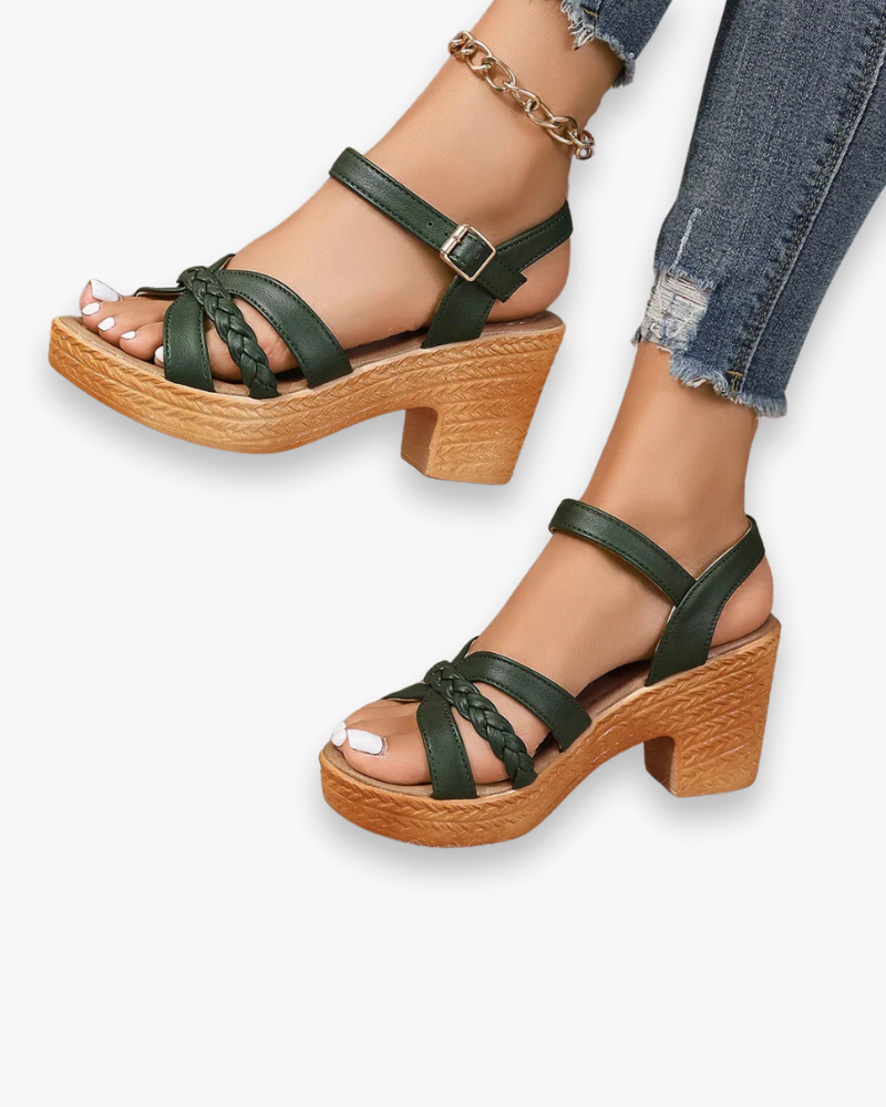 Sandales à talon confort femme | Style plateforme élégant 6