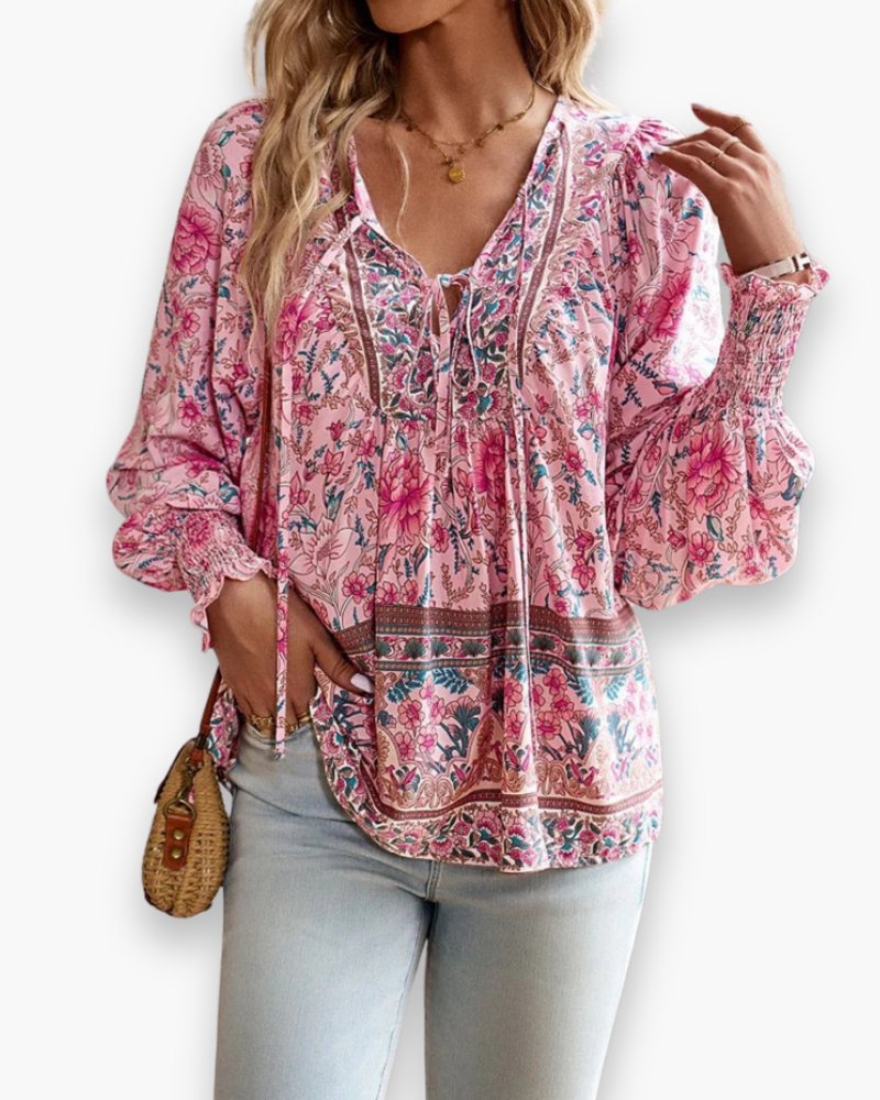 Top fleuri léger femme | Haut d'été 1