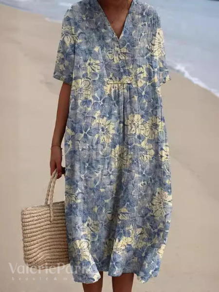 Ophelia - Robe décontractée à imprimé floral