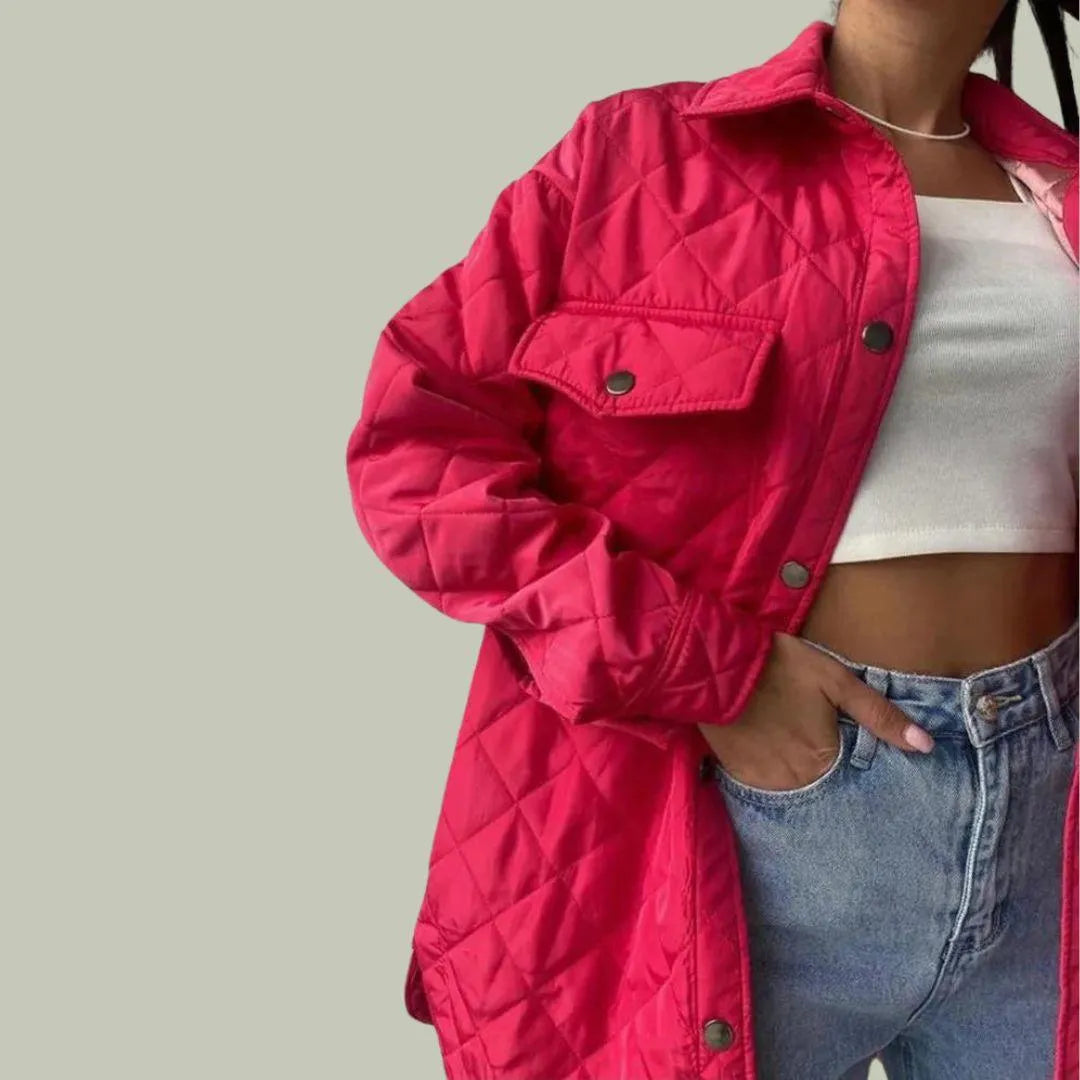 Virginie - Doudoune Chic Matelassée Oversize