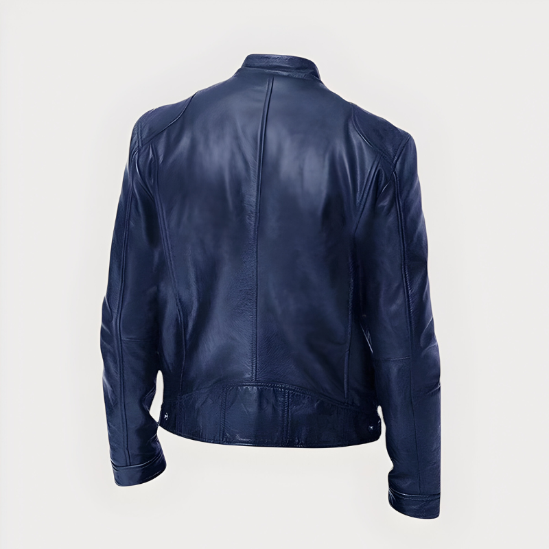 Damien - Veste Élégante Motard Zippée