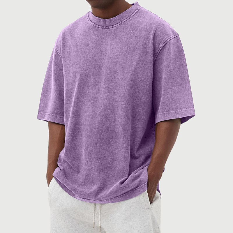 Alexandre - T-Shirt Vintage Délavé Oversize Homme