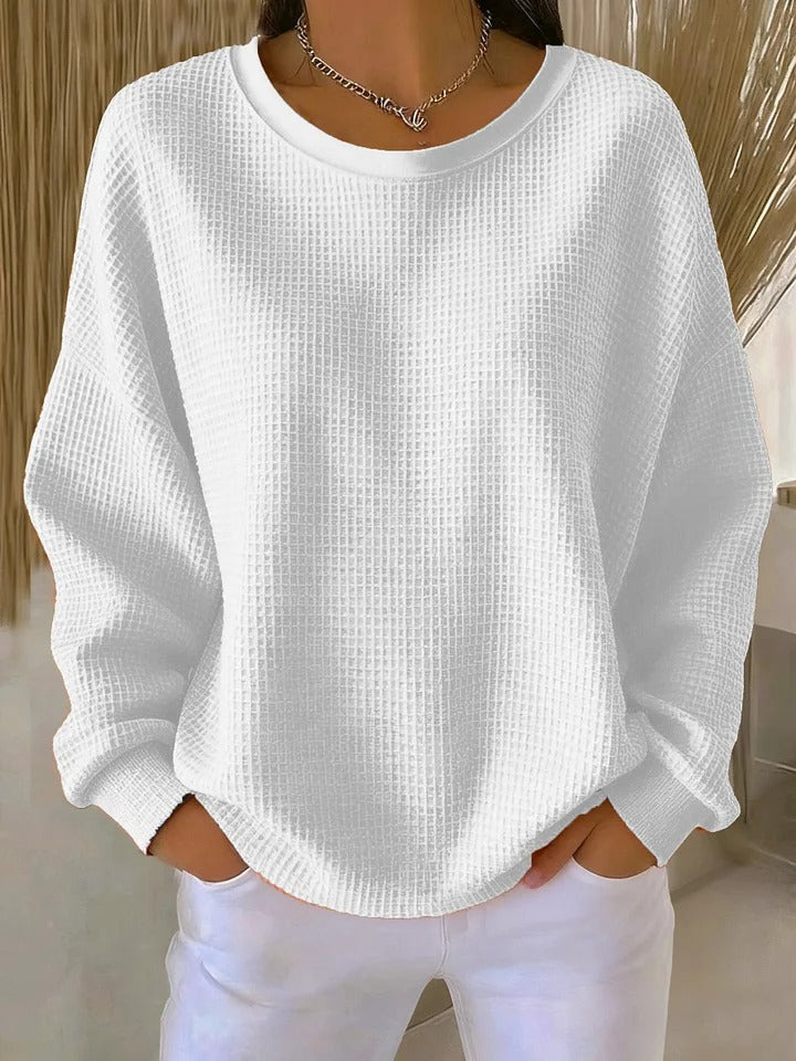 Chantal | Pull Élégant Col Rond Oversize
