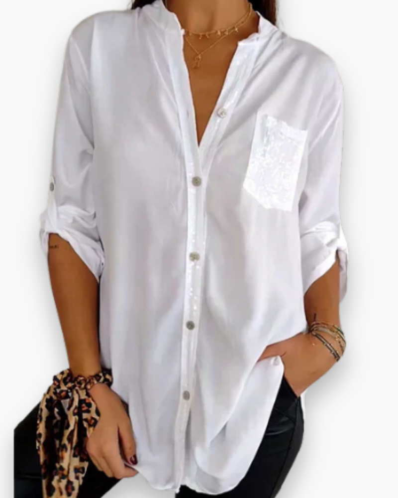 Top long à sequins femme | Look glamour 4