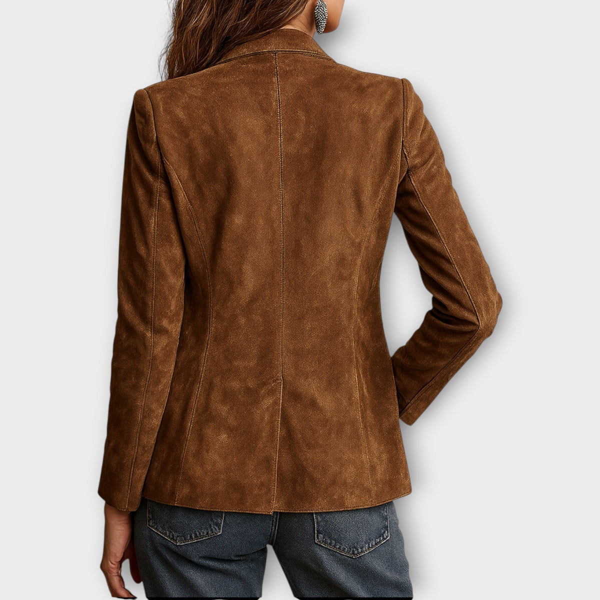 Priya | Blazer Chic Daim Vintage