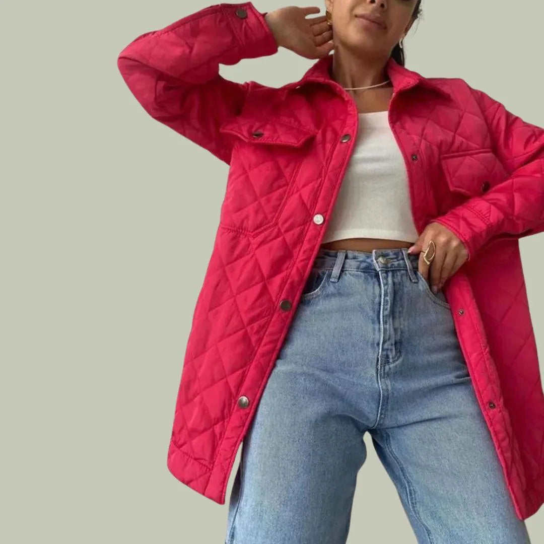 Virginie - Doudoune Chic Matelassée Oversize