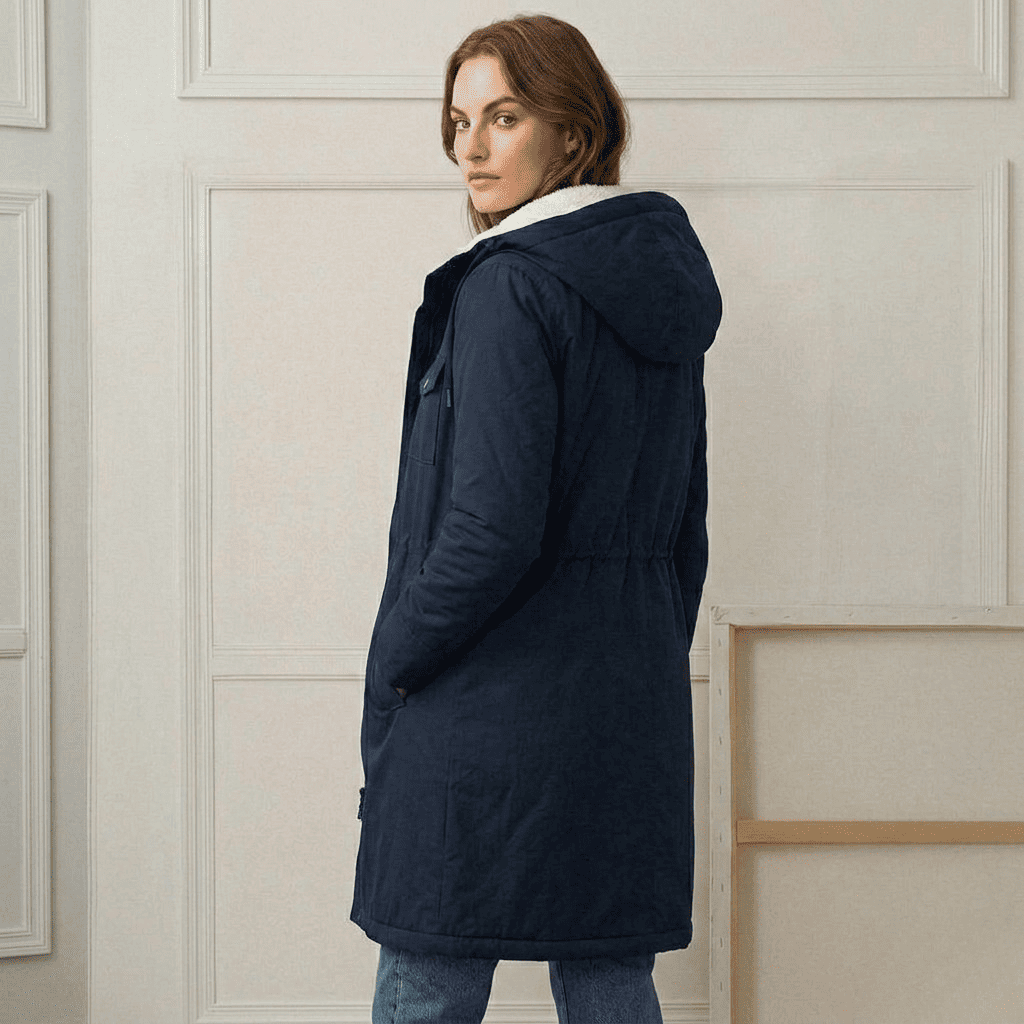 Nathalie | Parka Élégante Chaude à Capuche