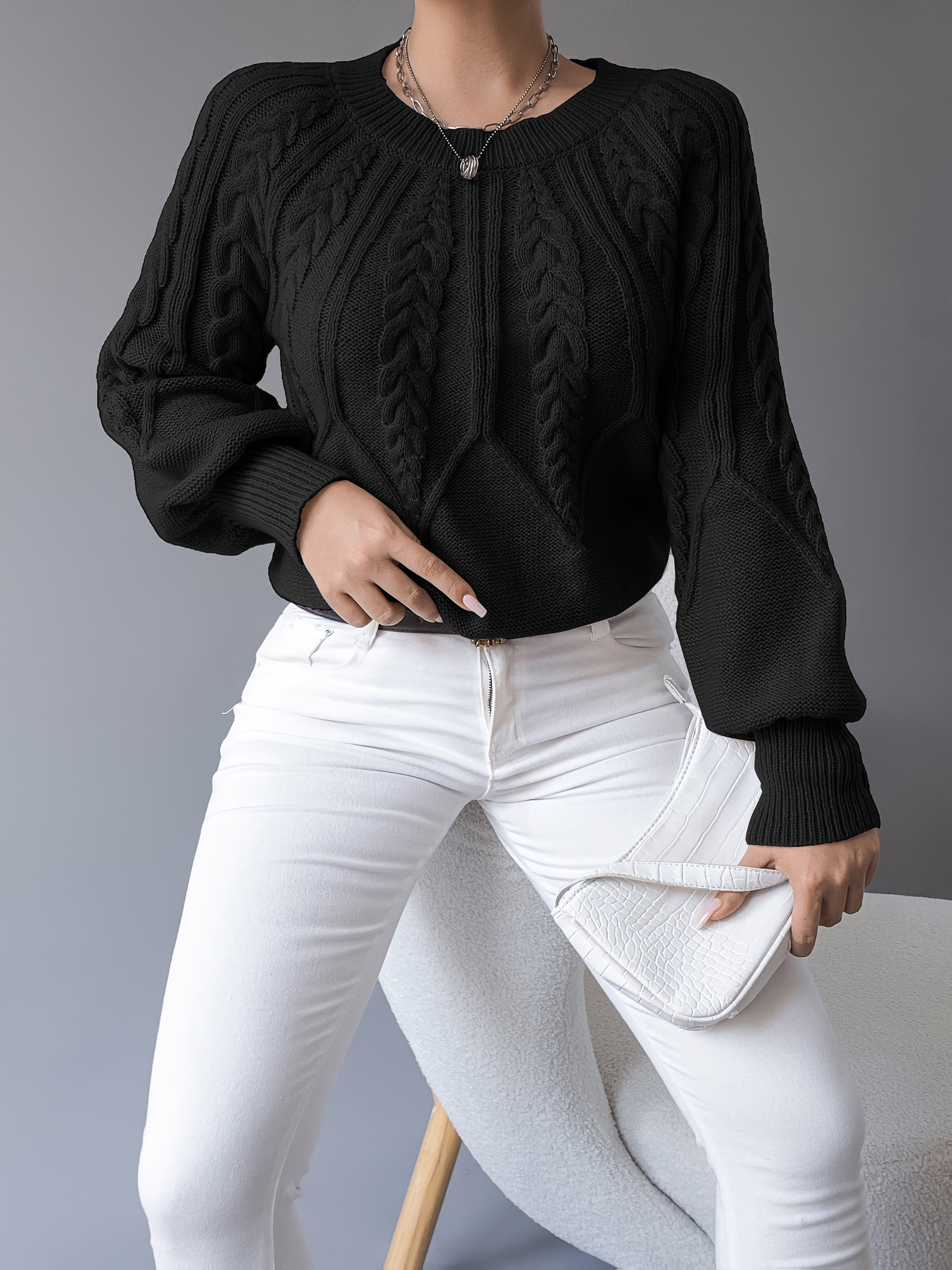 Chloé - Pull Flatteur Torsadé Col Rond