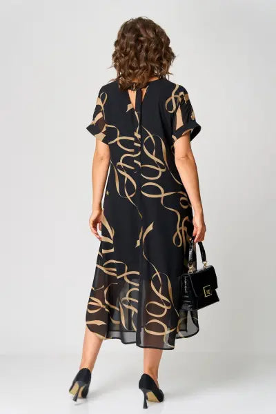 Robe Midi Femme Chic Élégante - Laura