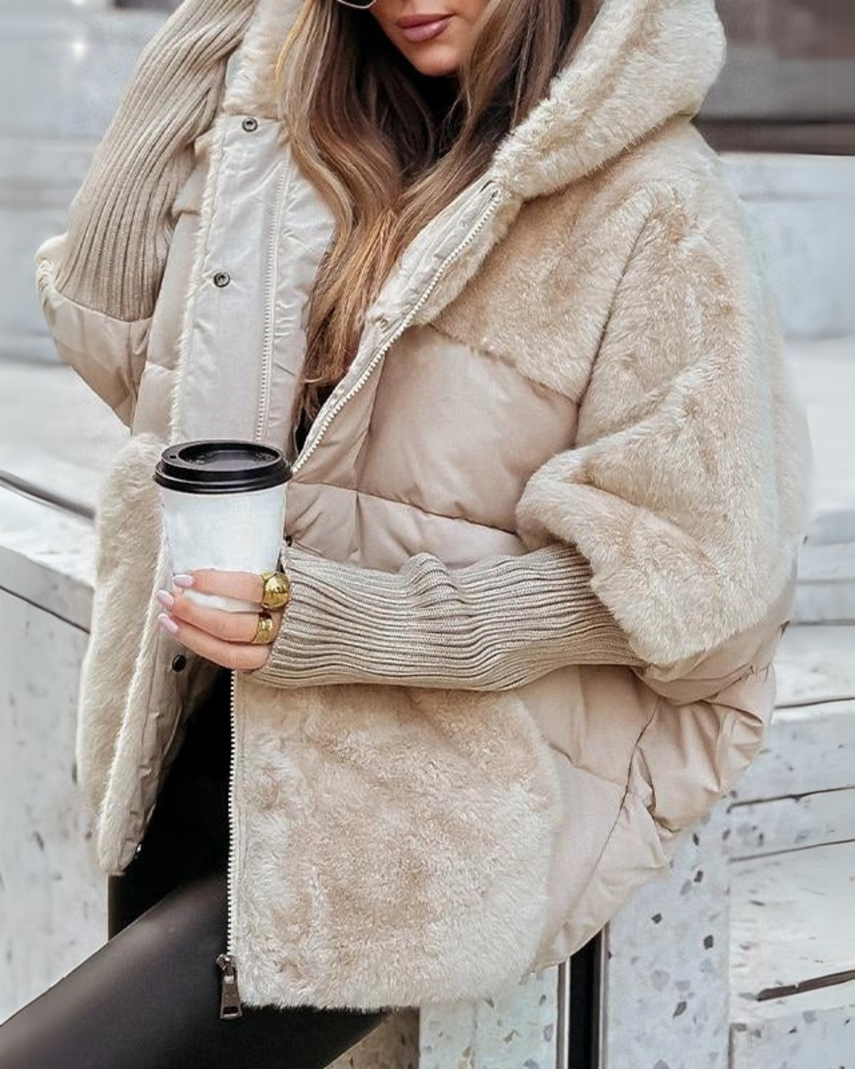 Monique | Doudoune Chic Courte Oversize
