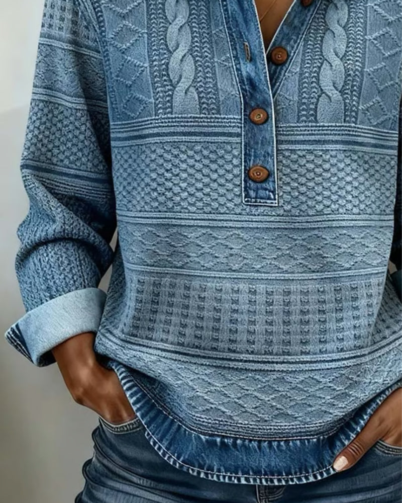 Florence | Pull Élégant Torsadé Col Polo