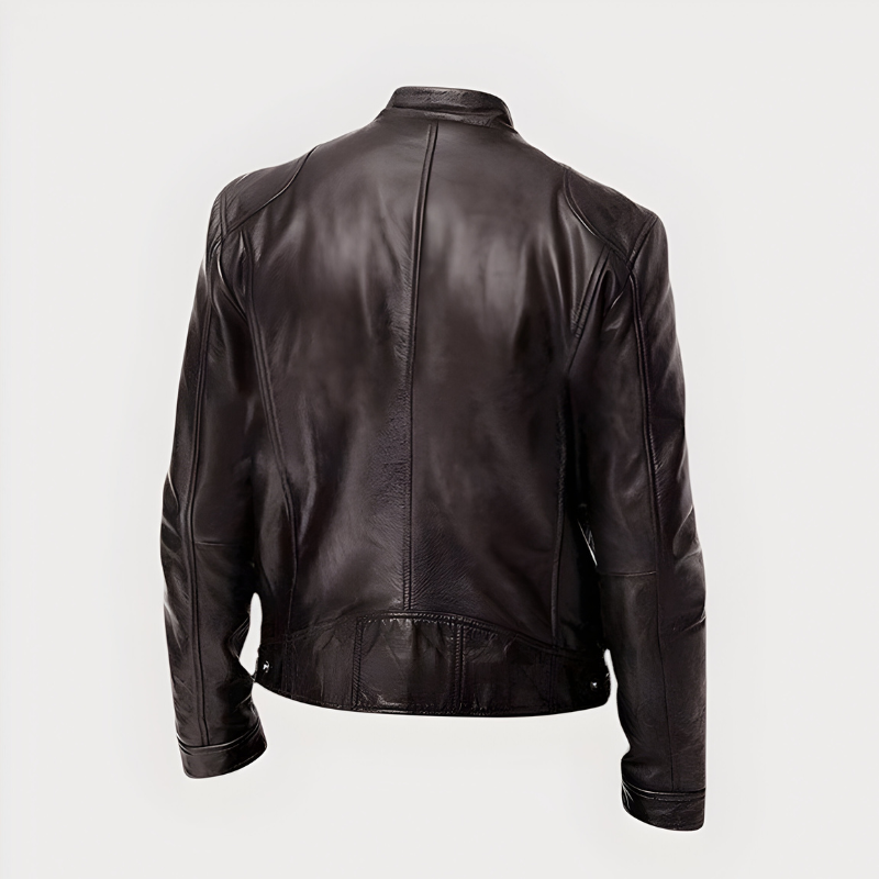 Damien - Veste Élégante Motard Zippée