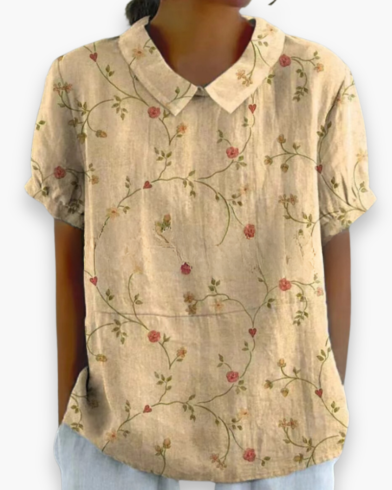 Blouse Florale Décontractée pour Femme | Légère et Libre 3
