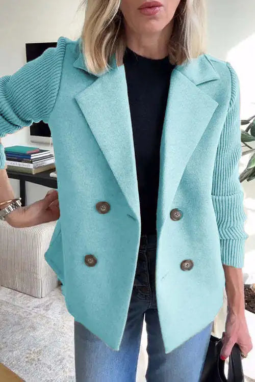 Adèle | Veste Chic Courte Patchwork